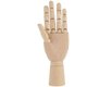 thumbnail image 1 of Modelo de mano de madera, escultura manual, maniquí de madera para mujer, artista corporal, modelo articulado, mano izquierda de 10 pulgadas, 1 of 5