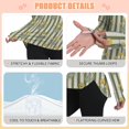 thumbnail image 4 of FORMRS Womens Long Sleeve Shirts UPF 50+ Sun Protection Quick Dry Fishing Hiking Tops, Size S-2XL, Green Stripe Flowers, 4 of 8