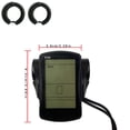 thumbnail image 4 of NULKOMMA S700 Electric Bike LCD Display Meter E-Bike Display Screen 36V/48V Electric Bike Computer Conversion Accessories for Electric Scooter (6-pin-Male Plug), 4 of 7