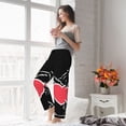 thumbnail image 5 of Disketp Animal Bulldog French Women's Comfy Pajama Pants Casual Drawstring Palazzo Lounge Wide Leg Pants-XX-Large, 5 of 6
