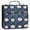 Watercolor White Pumpkins, variant on Water-Resistant 3-Ring Binder Organizer with Multiple Pockets Zipper Binder Bag for Office Watercolor White Pumpkins