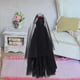 thumbnail image 2 of Ropa de novia para muñecas de 11 pulgadas, vestido de novia, atuendo de princesa, accesorios para muñecas, color negro, 2 of 7