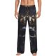 thumbnail image 1 of Fotbe Royal Skull With Golden Crown Pantalones de Pijama para Hombre, Pantalones de Dormir, Pantalones de Casa con Cintura Ajustable y Bolsillos-Medium, 1 of 6