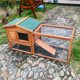 Aleko chicken rabbit hutch cage accrh Clearance