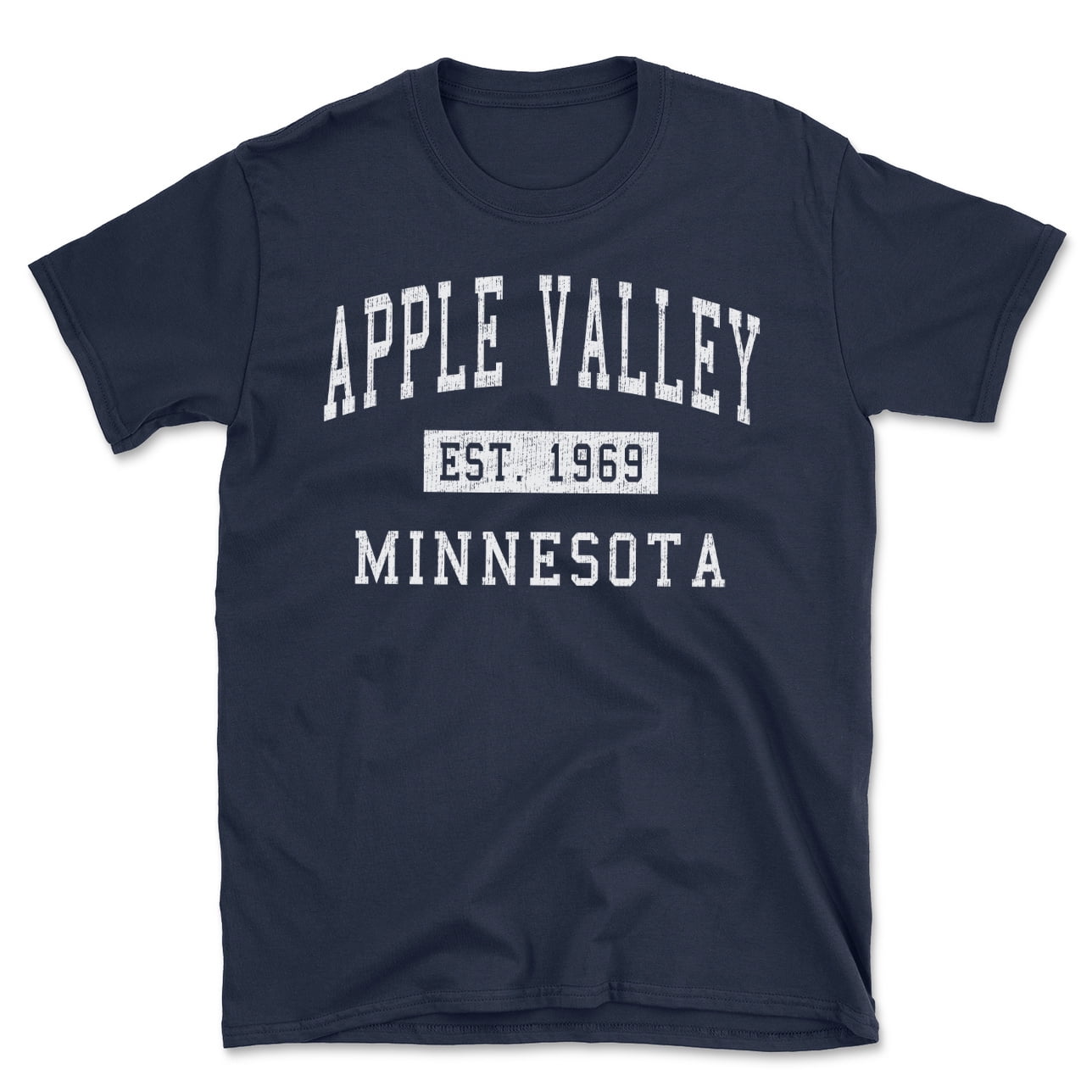 Apple Valley Minnesota Classic Established Men's Cotton TShirt