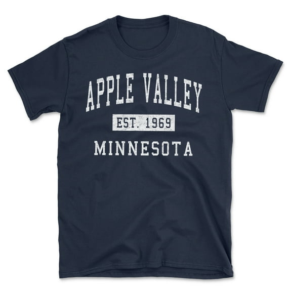 Apple Valley Minnesota Classic Established Men's Cotton T-Shirt