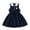 Navy, variant on JoyHoop Toddler Girl Short Sleeve Dress Cotton Casual Spring Summer Easter Playwear Dresse Size 0-2 Years