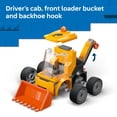 thumbnail image 5 of LEGO City Rides – Construction Loader Building Toy for Kids - Pretend Play Set for Boys & Girls, Ages 5+ - Construction Toy W/Backhoe, Loader Bucket, & Minifigure - Gift Idea for Birthdays - 60483, 5 of 8