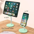 thumbnail image 5 of Soporte para teléfono móvil, soporte para teléfono móvil con ángulo ajustable en altura para escritorio, lindo soporte para teléfono de conejo para escritorio, compatible con todos los teléfonos móviles, iPhone, Samsung, Pixel, iPad, tableta (4-13 pulgadas) (verde) -Verde- Sincero Electrónica, 5 of 5