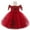 Red, variant on Coerni Parties Flower Girl Dress | Baby Girl Lace Embroidery Tulle Pageant Prom Gown Birthday Wedding Princess Formal Dress