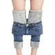 thumbnail image 4 of Prolriy - Vaqueros con forro polar para mujer, jeggings térmicos de forro polar, leggings elásticos de cintura alta, leggings ajustados y cálidos, pantalones vaqueros rectos para mujer, pantalones, 4 of 7