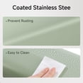 thumbnail image 6 of Small Metal Trash Can, 2.1 Gallon Slim Trash Can for Bathroom, Wastebasket Garbage Bin for Bedroom, Office, Kitchen, Under Sink (Matte Black), 6 of 6