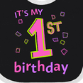 thumbnail image 4 of Inktastic It's My First Birthday Boys or Girls Baby Bib, 4 of 4