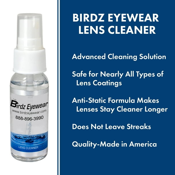 Tres Botellas de Gafas Birdz Gafas de Sol Increibles Spray Limpiador de Lentes Walmart en linea