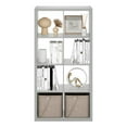 thumbnail image 6 of Pemberly Row Open Back Decorative Cube Storage Organizer in 8-Cube Light Gray, 6 of 6