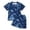 czb# Navy771, variant on CUZIBR Toddler Colorful Tie Dye Graphic Boys O-Neck Short Sleeve Tshirts Tops With Shorts Outfit Sets Kids Playwear Summer Clothes Sets,Navy,8-9 Years