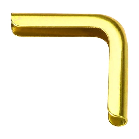 Unique Bargains Metal Book Corner Protectors Edge Cover Guard 23 x 23 x 5mm Gold Tone 30Pcs