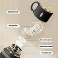 thumbnail image 3 of IHXORA Stainless Steel Insulated Cup, Tea Water Separation Thermos, Large Capacity Household Kettle, for Hot Tea Brewing, Workspace Use, Outdoor Activities, 1 Pc, 3 of 7
