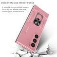 thumbnail image 4 of Allytechgroup for Samsung Galaxy Z Fold 7 Magnetic Case, Compatible with Car Mount Shockproof Ring Holder Anti-Scratch Bumper Slim Hard PC Cover Phone Case for Samsung Galaxy Z Fold 7, Pink, 4 of 12