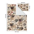 thumbnail image 5 of Pug and Footprint Duvet Cover and Pillowcase Set for Single Bedding, Bedroom Accessories for Kids Teens, 5 of 5