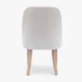 thumbnail image 3 of WestinTrends Mid-Century Modern Upholstered Boucle Dining Chair, Cream (Set of 2), 3 of 12
