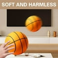 thumbnail image 6 of ABPWLY Toys Mute Ball Indoor Childrens Silent Basketball Sponge Sports Toy 21x21x21cm with Hoop Frame for Kid Toddler Play Room Kids Toys, 6 of 7