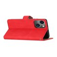 thumbnail image 6 of Nalacover Deisgned for iPhone 14 Plus, Magnetic Folio Wrist Strap Flip Kickstand Premium PU Leather Wallet Case Cash Card Slots Holder Protective Case For iPhone 14 Plus, Red, 6 of 10
