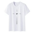 thumbnail image 5 of TAIAOJING Womens Tops Casual Loose Fit Causal Letter Printed T Shirt Graphic Short Sleeve T Shirt, 5 of 5