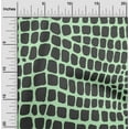 thumbnail image 1 of oneOone Polyester Lycra Mint Fabric Crocodile Animal Skin Sewing Material Print Fabric By The Yard 56 Inch Wide, 1 of 4