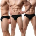 thumbnail image 2 of Yuyangdpb Men's Briefs Low Rise Bikini Underwear 517Multi/7pack L, 2 of 7