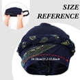 thumbnail image 5 of Phogary 2 Pieces Turbans for Women, Pre-tied Twisted Hat Braid Hair Covers, Beanie Arabic HeadAfrican Head Wraps for Black Women, 5 of 7