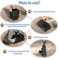 thumbnail image 5 of Suchown Pooper Scooper Swivel Bin & Rake Kit with 40 Waste Bags, 37" Long Handle Adjustable Dog Pooper Scooper for Large Medium Small Dogs, Portable Poop Scooper for Yard Lawn Outdoor, Easy to Clean, 5 of 9