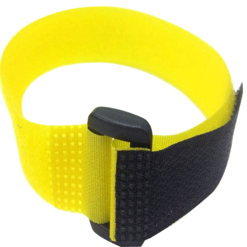 10pcs 20x300mm Self Adhesive Reusable Cable Tie Reverse Buckle Velcro