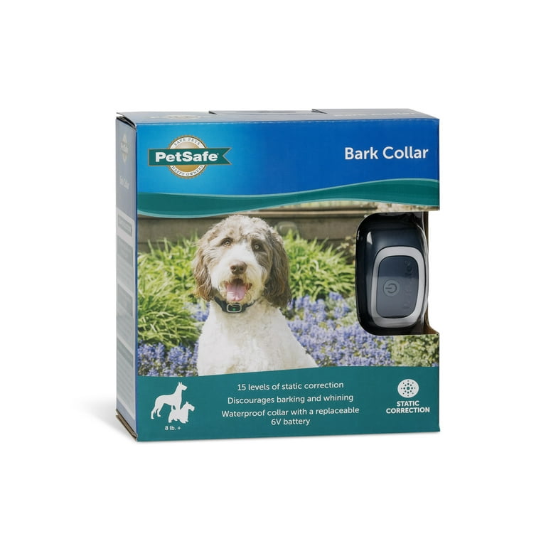 PetSafe Bark Control Collar for Dogs 8 lb. and Up Automatic Anti Bark Static Correction Training