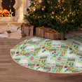 thumbnail image 5 of Sikiie Rabbit And Carrot Nativity Christmas Tree Skirt, Jesus Christian Winter Holiday Tree Mat Decoration(30-48IN)48", 5 of 6