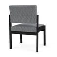 thumbnail image 5 of Lenox Steel Reception Waiting Armless Guest Chair / Black Steel / Gray, 5 of 5