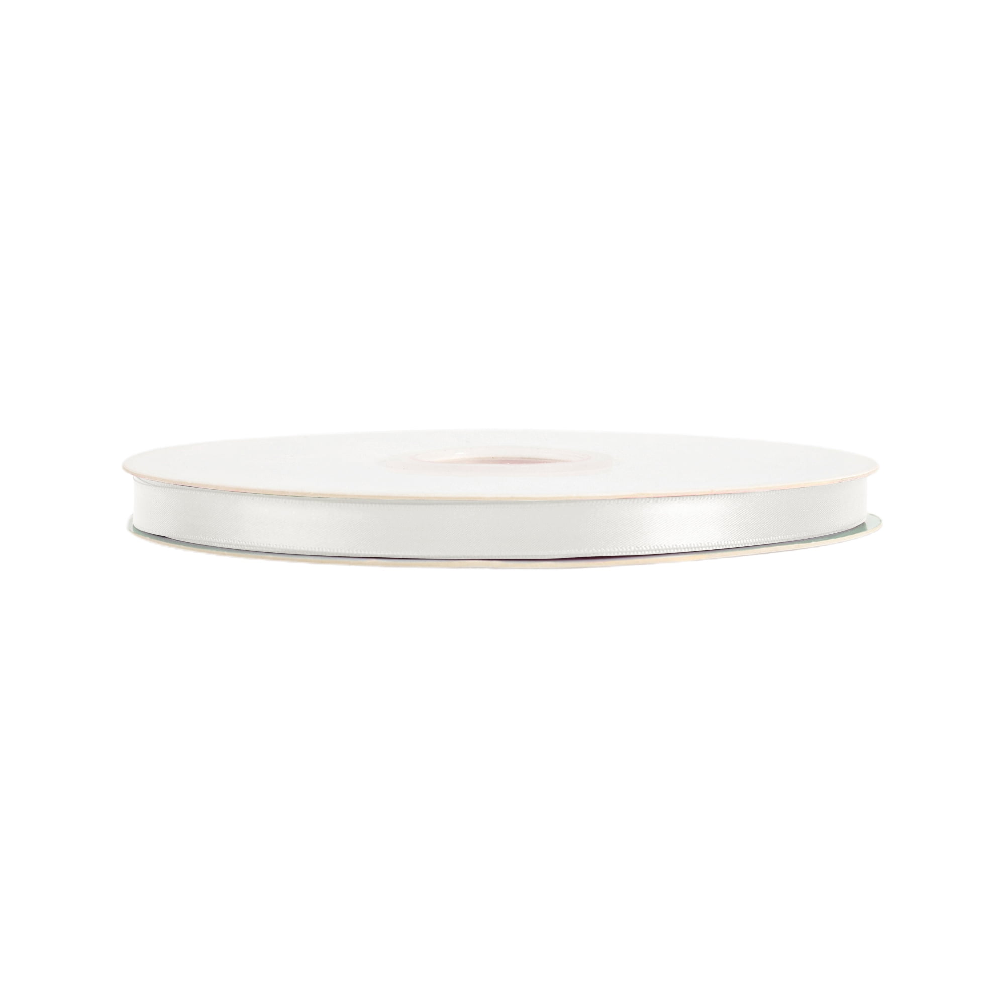 LaRibbons 3/8" Double Face Satin Ribbon, Gray, 100 Yards