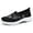 Black, variant on Women Casual Shoes Embroidered Mesh Upper Soft Non Slip Sole Slip On Flat Shoes Stylish Comfortable Footwear For Daily Wear ,Us Size:8