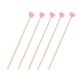 thumbnail image 2 of Cheers.US 100Pcs Disposable Coffee Stir Sticks Heart Shape, Eco Friendly Coffee Stirrers Wood for Hot Drinks, 2 of 7