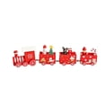 thumbnail image 2 of Christmas Wooden Train Set, Four-Section Mini Train Set Christmas Decorations, Christmas Toys Under Xmas Tree for Party Favor Home Decor, 2 of 6