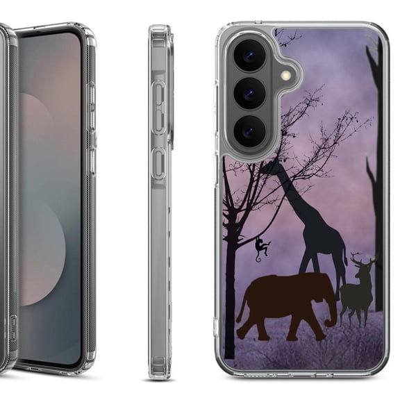 Shockproof Phone Case for Samsung Galaxy A37 5G, by OneToughShield - Twilight Safari
