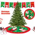 thumbnail image 1 of Christmas Tree Skirt  35.4 Santa Pattern Rustic  Tree Skirt Christmas Decorations for Indoor Outdoor Decor, 1 of 7