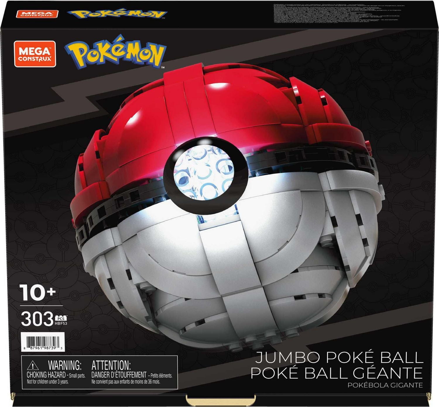 Mega Construx Pokémon Jumbo Poké Ball - 303 Pieces