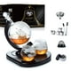 thumbnail image 1 of Set decantador de whisky SHIGOO Globe con 2 vasos y accesorios, 1 of 6