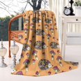 thumbnail image 2 of Cute Hedgehog Mushroom Blanket,Comfortable Soft Flannel Throw Blanket,All Season,Warm Lightweight Blankets for Sofa Bed Couch Living Room Chair,60"x80", 2 of 4