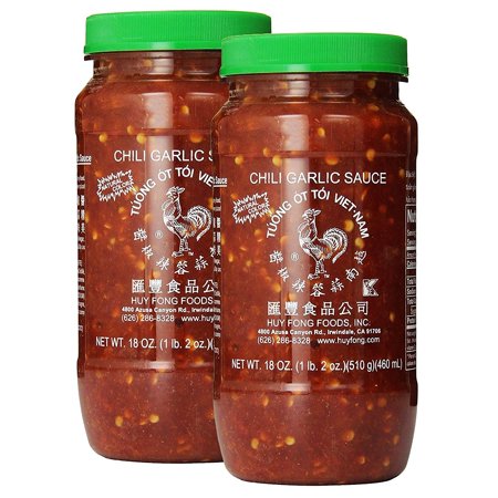 Huy Fong Chili Garlic Sauce (Pack of 2) (Best Chili Paste Brand)