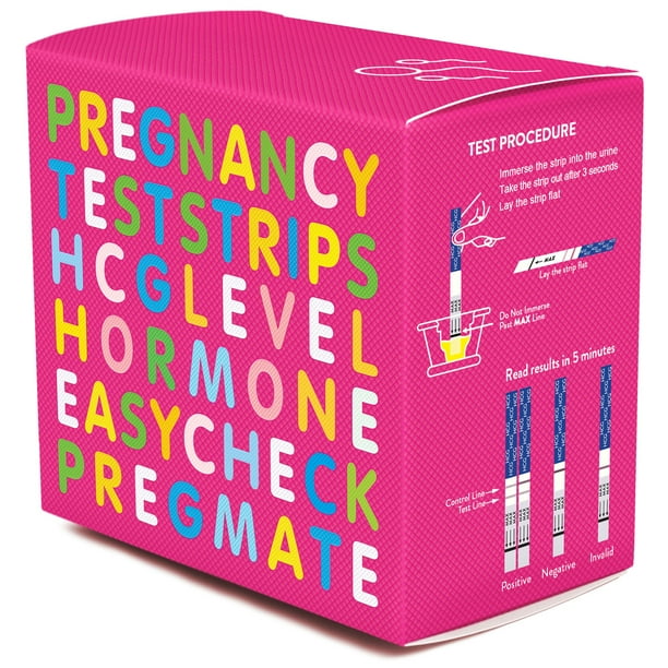 PREGMATE 100 Pregnancy Test Strips (100 Pack)