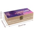 thumbnail image 2 of Ganar o Perder Caja Organizadora de Madera Rústica - Caja Decorativa Multifuncional para Escritorio, Hogar, Oficina, Joyas y Manualidades, 2 of 6