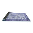 thumbnail image 2 of Ahgly Company Indoor Round Oriental Blue Traditional Area Rugs, 5' Round, 2 of 4