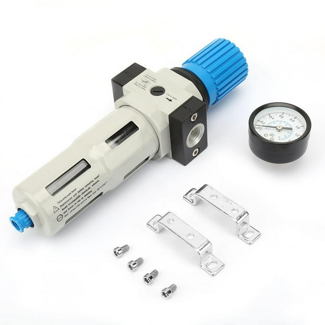 Pneumatic Pressure Regulator,LFR-1/2-MIDI Air Flow Compressor Air Pressure Regulator Pressure Relief Regulator Professional Grade